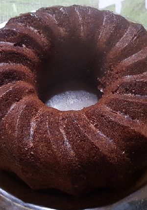 Una foto de Bizcocho de chocolate al microondas