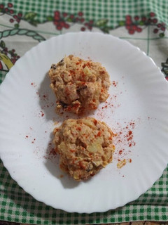 Una foto de Ensaladilla de pulpo con mayonesa de pimentón