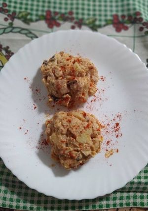 Una foto de Ensaladilla de pulpo con mayonesa de pimentón