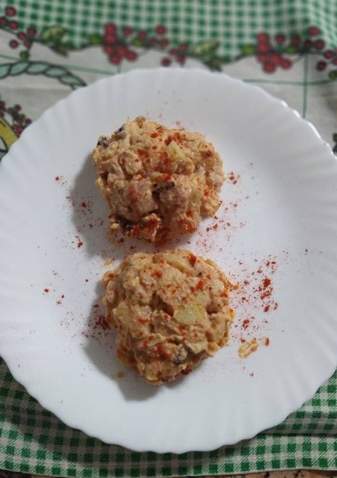 Una foto de Ensaladilla de pulpo con mayonesa de pimentón