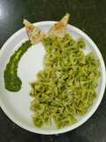 Vegan Pesto with Farfalle Pasta