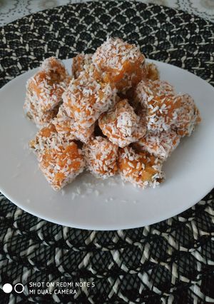 Фото Морковный рахат - лукум.