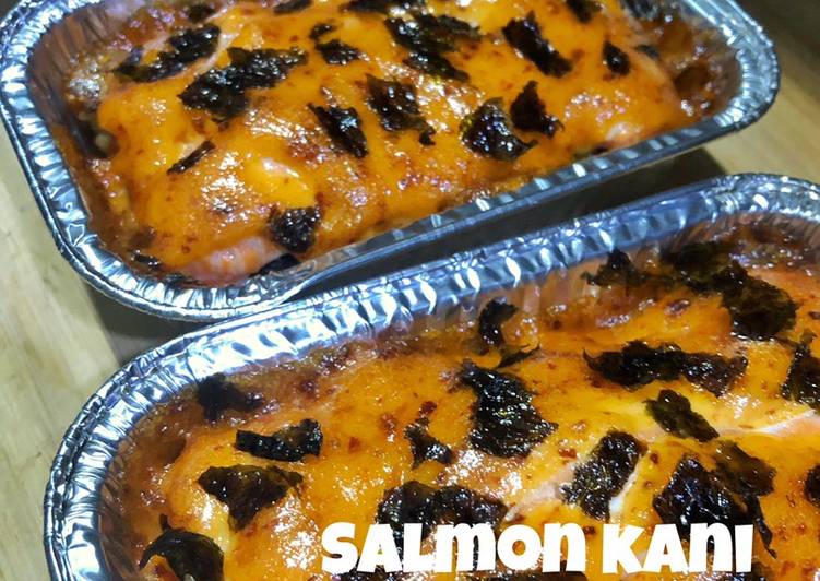 Resep Salmon Kani Mentai Anti Gagal