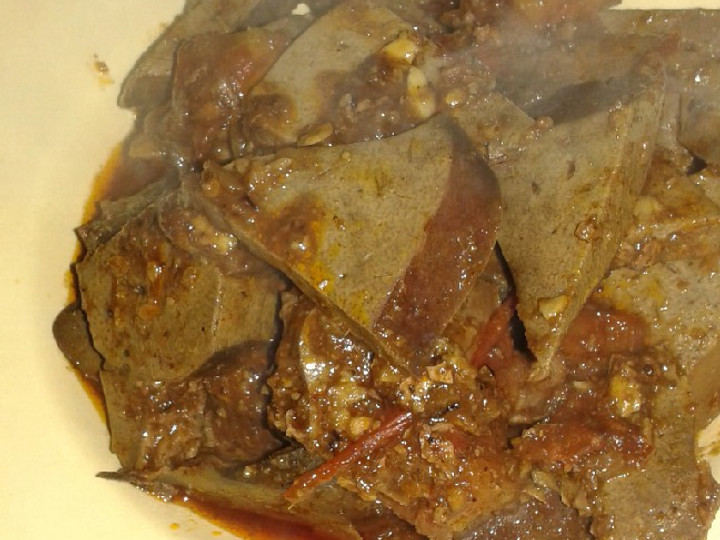 Cara Gampang Menyiapkan Rendang ati kambing, Lezat Sekali