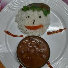A picture of Rajma Rice.
