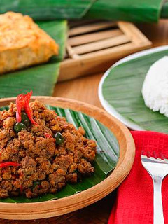 Foto resep Resep Sambal Goreng Oncom Leunca Pedas