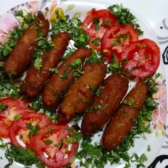 Soya chunks kabab A picture of Soya chunks kabab.