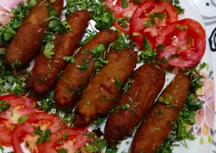 Steps to Make Favorite Soya chunks kabab