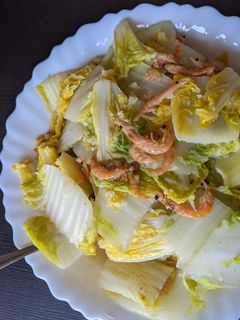 櫻花蝦炒白菜 的食譜成品照片