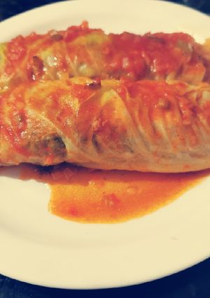 Una foto de Hojas de repollo rellenas