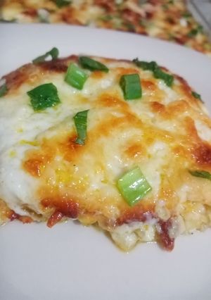 O poză a rețetei Pıraz gratinat.