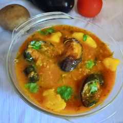 आलू बैंगन की स्पेशल सब्जी (Aloo Baigan Ki Special Sabji ki recipe in hindi)-レシピのメイン写真