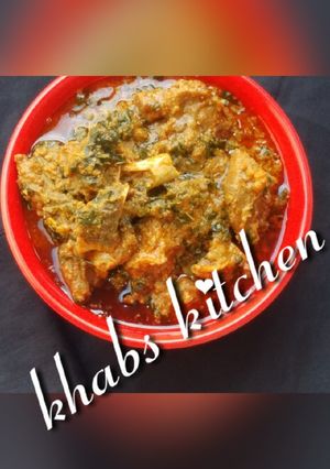 A picture of Egusi soup.