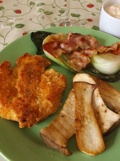 Una foto de Pechugas de pollo rebozadas con polenta y pimentón