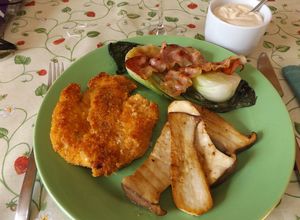Foto principal de Pechugas de pollo rebozadas con polenta y pimentón