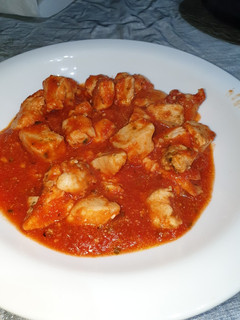 Una foto de Carne con tomate