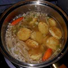 รูปของ Tofu with Enoki Simple Cemplang Cemplung