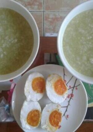 Hình của món Cháo lá dứa.