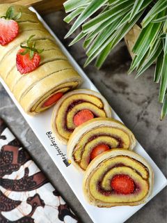 Foto resep Bolu Gulung Puff(570)