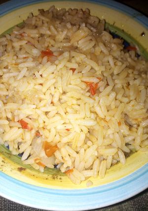 A picture of Simple jollof rice.