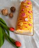 Biskuitrolle mit Lemon Curd