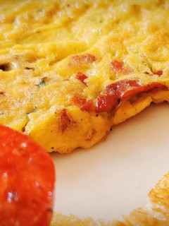 Una foto de Tortilla de Paleta ibérica curada