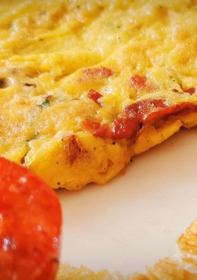 Una foto de Tortilla de Paleta ibérica curada