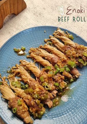 Foto resep Enoki Beef Roll