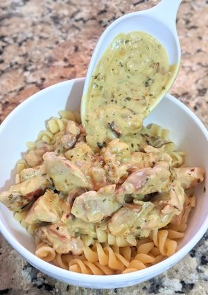 Una foto de Salsa de pollo a la mostaza