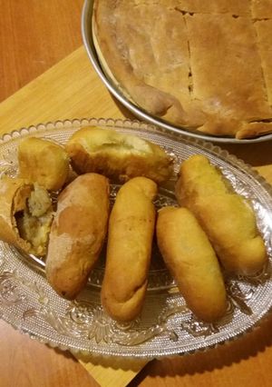 Φωτογραφία της συνταγής Πιροσκί πατάτας με τυρί και μυρωδικά, φούρνου!! (νηστίσιμο) ♠💜