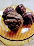 Bombones de chocolate y nuez fáciles