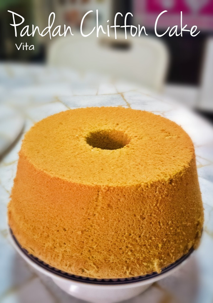 Foto resep Pandan Chiffon Cake