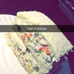 A picture of Cream cheese sandwich.