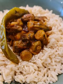 صورة لوصفة مرقة باميه