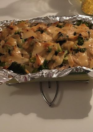 Finom diétás rakott brokkoli recept fotója