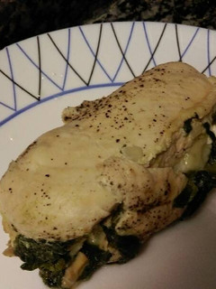 Una foto de Pechuga pollo rellena