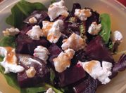 A picture of beets roasted