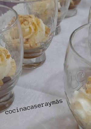 Una foto de Tarta Banoffee en vaso
