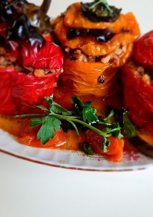 O poză a rețetei Ardei umpluți cu carne de vită și bulgur🧿.