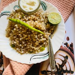 A picture of Sabudana Khichadi Navratri daft Recipe.