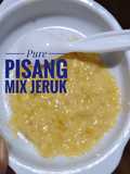 MPASI 6m+ : pure pisang mix jeruk