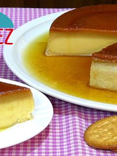 Una foto de Flan con galletas de la abuela, sin horno, rápido, muy fácil y casero