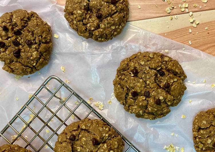 Simple Way to Make Quick Nutella Fudge Oats Cookies