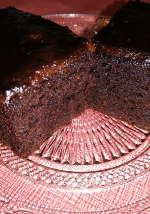Kakaós kocka csokimázzal recept fotója