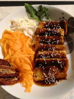 Foto di Tofu in salsa agrodolce