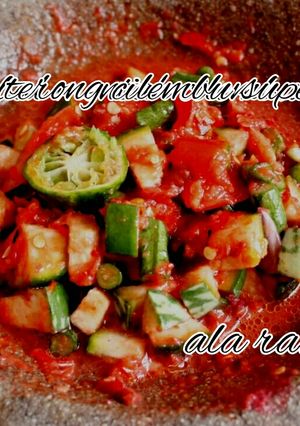 Foto resep Sambal mentah super pedas cilembu