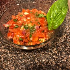 A picture of Bruschetta.
