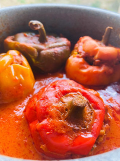 عکسی از دستور دلمه فلفل