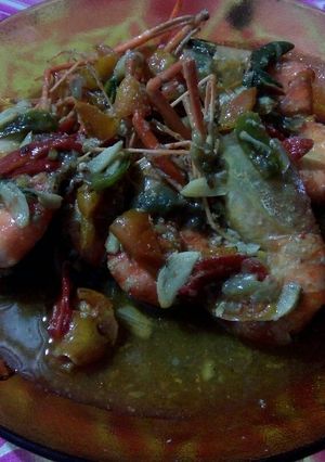 Foto resep Udang pedas praktissss