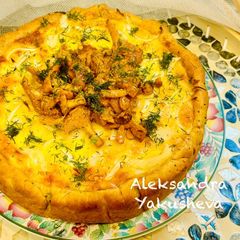 Swedish Cheese Pie Västernbotten A picture of Swedish Cheese Pie Västernbotten.